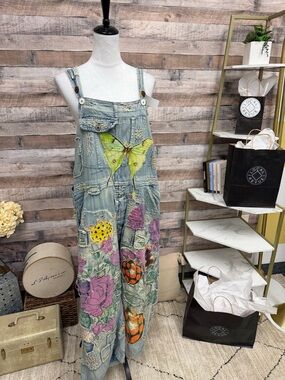 Magnolia Pearl Butterfly/Beetle Overalls
